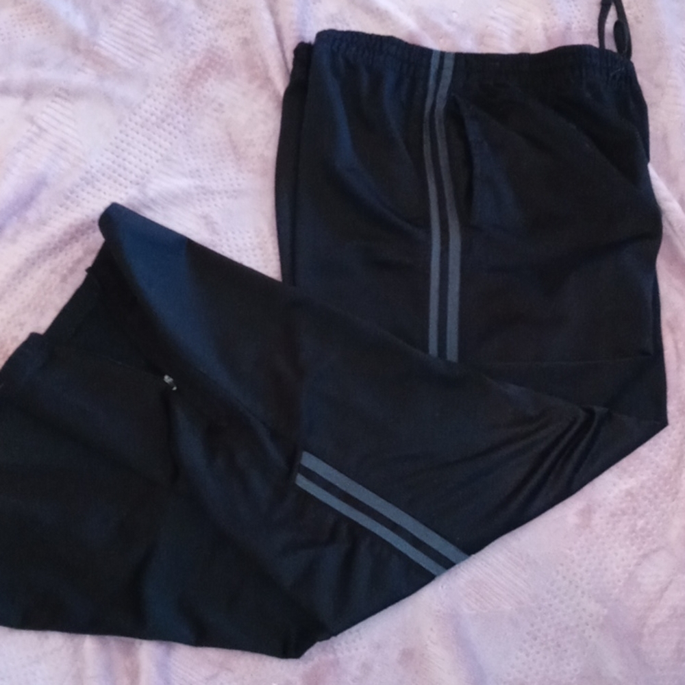 All Star XL Black Draw String Sweat Bottoms